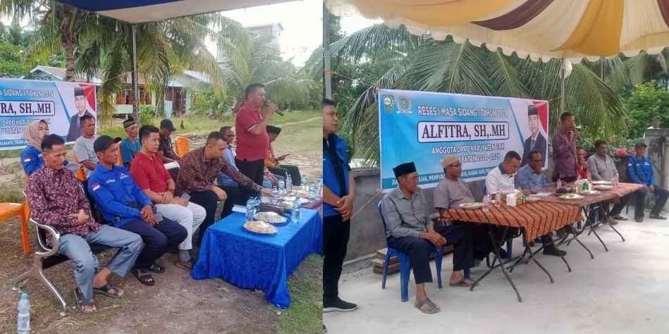 DALAM JANGKAH KURANG LEBIH  DUABULAN MENJABAT ANGGOTA DPRD SIAK ALFITRA, SH.MH  RESES UPAYA BERTATA MUKA MASYARAKAT 